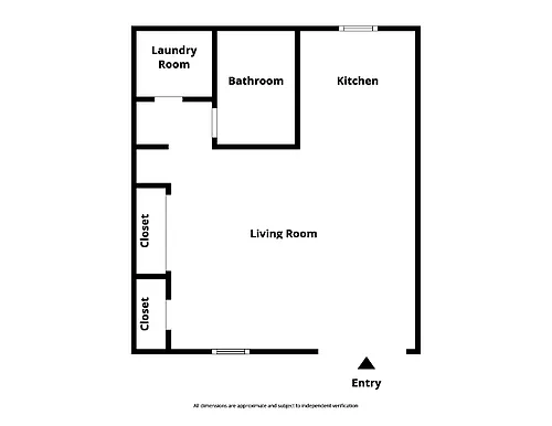 Floor plan Studio