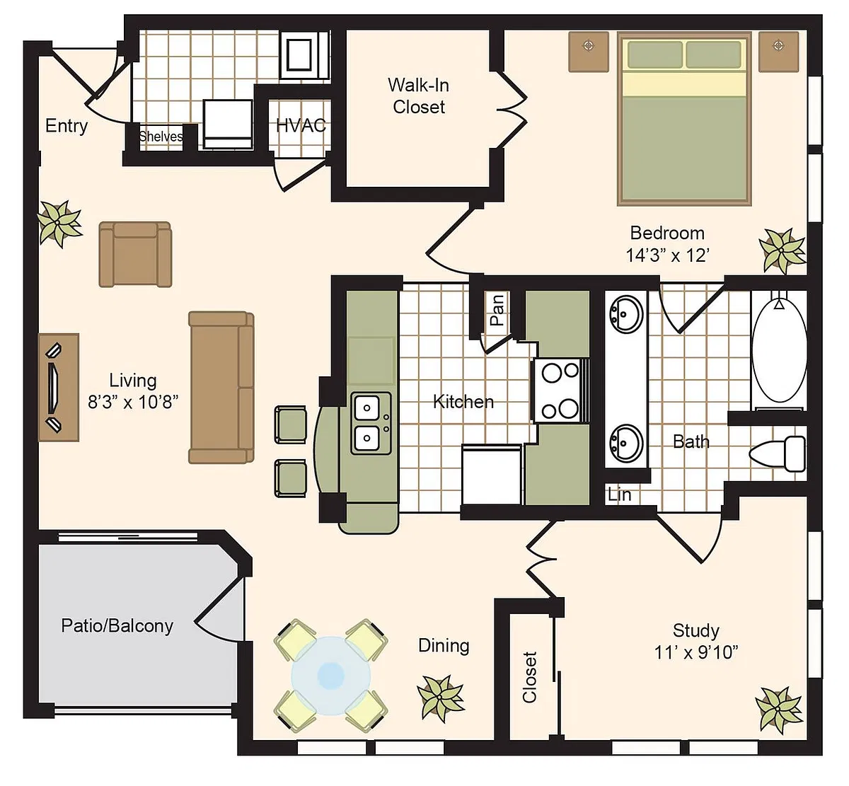 Floor plan D