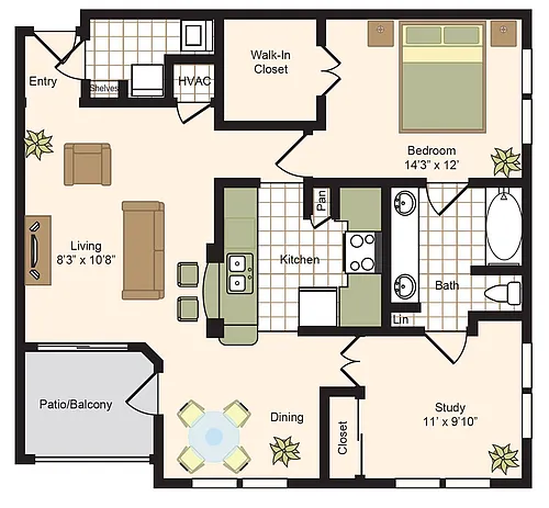 Floor plan D