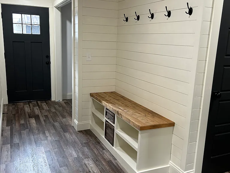 Laundry and back entry