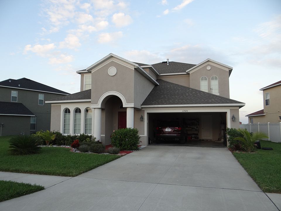 front view 2 car garage
