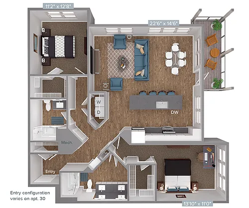 Floor plan BM15M-D2-1263
