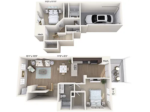 Floor plan B1TG-E