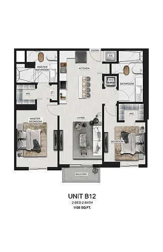 Floor plan B12