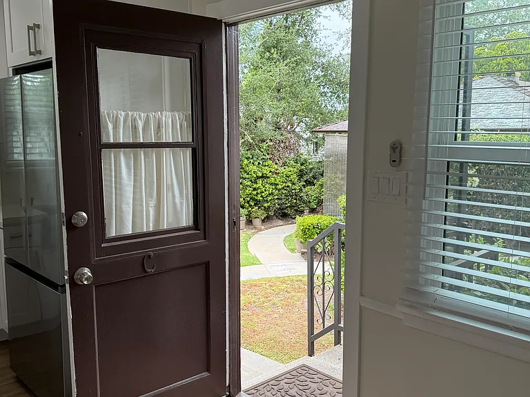 Rear entrance