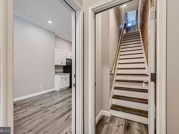 Foyer _ Unit 1 (left, already occupied) + Unit 2 (right, this listing available for rent)