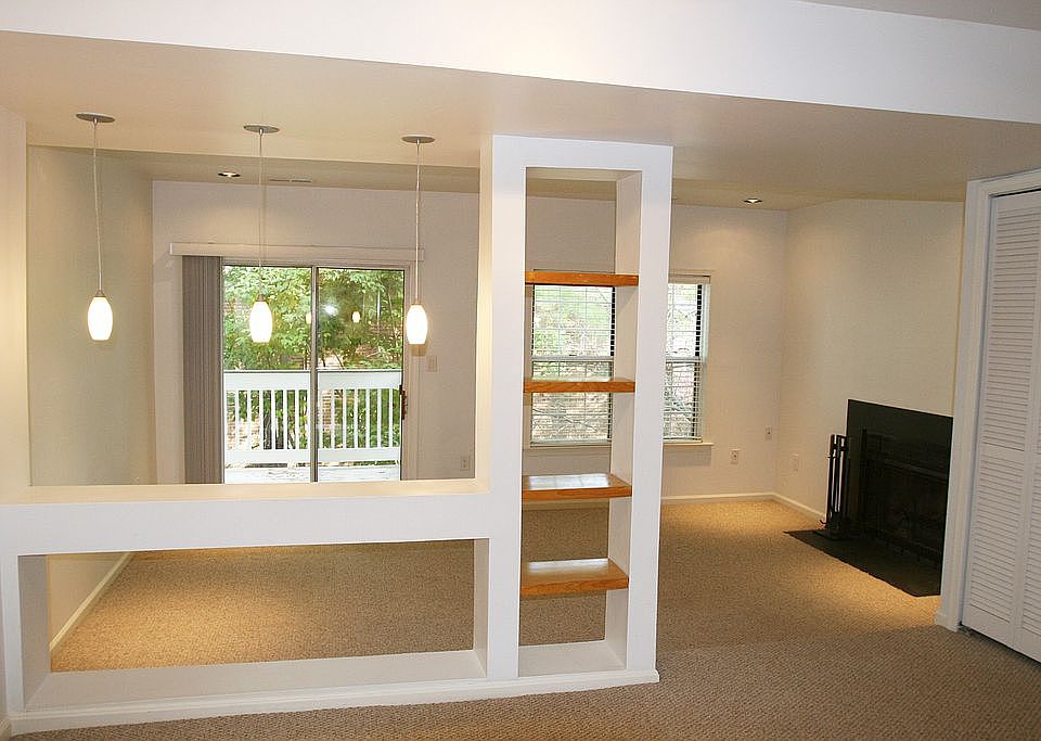 Step down living room