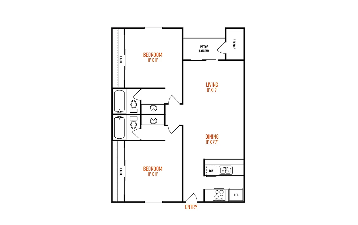Floor plan B2 Classic