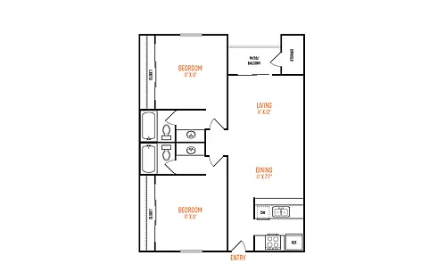 Floor plan B2 Classic
