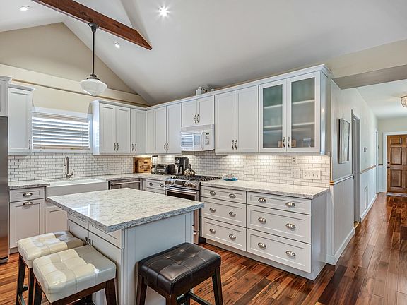 second view kitchen showing island