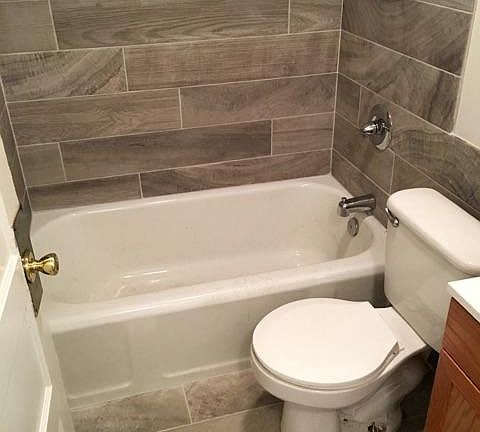 newly renovated bathroom