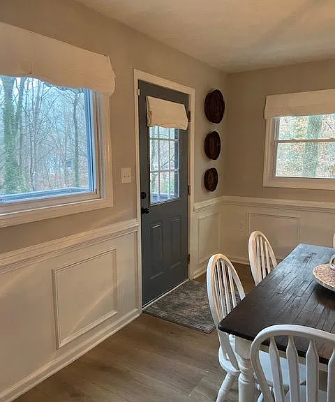 dining area and outdoor patio