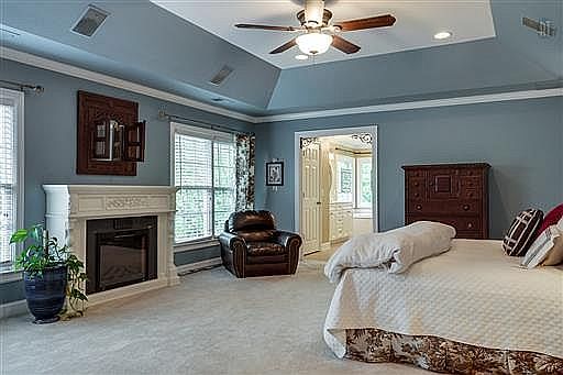Master bedroom suite