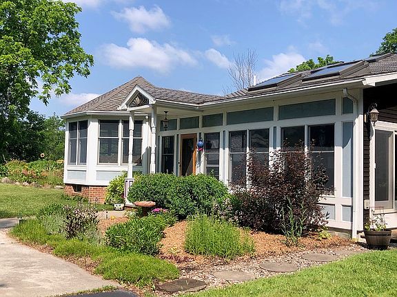 Front of house and garden