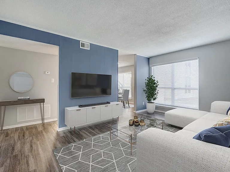 Step into the stylish living space at Crossings @ 501 Apartments, where modern design meets comfort. Enjoy spacious interiors and natural light that create an inviting atmosphere. Schedule your tour today and see it for yourself!