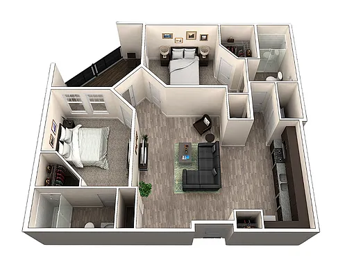 Floor plan Flat 203