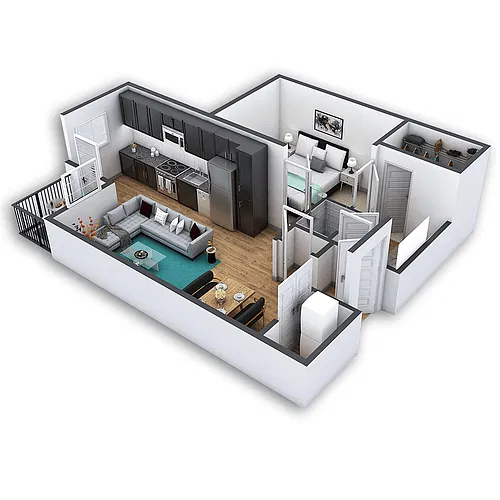 Floor plan City Park Platinum