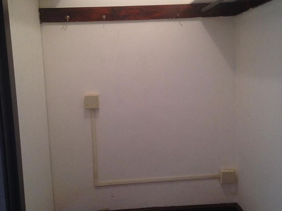 One of two huge closets