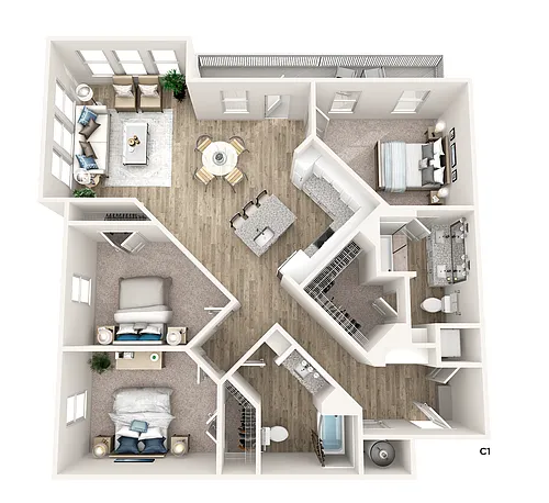 Floor plan C1