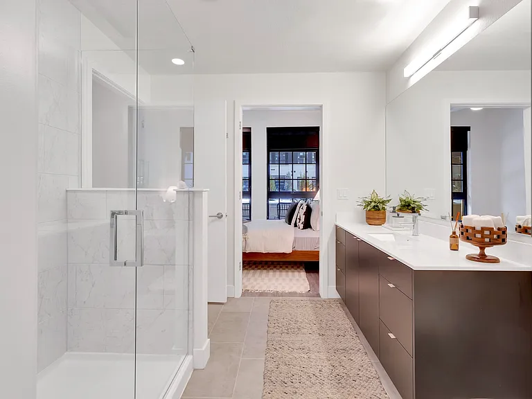 Huge spa-like shower