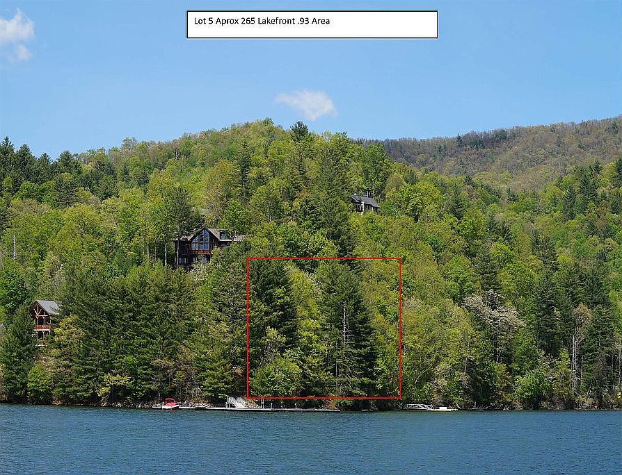 Showing Lot 5 waterfront