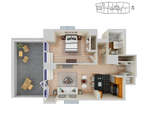 Floor plan Furnished-f-A49-691-Bal