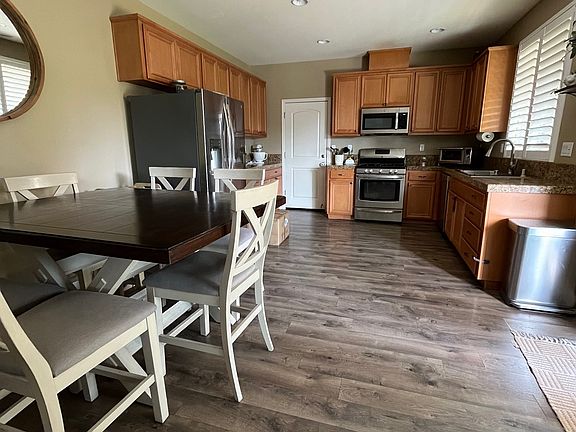 Dining and kitchen area