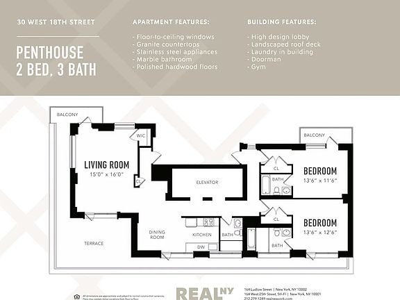 2nd image of 30 W 18th St #Penthouse