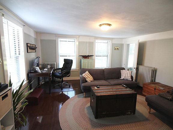 living room with great views of Trinity Church and Queen Ann Park