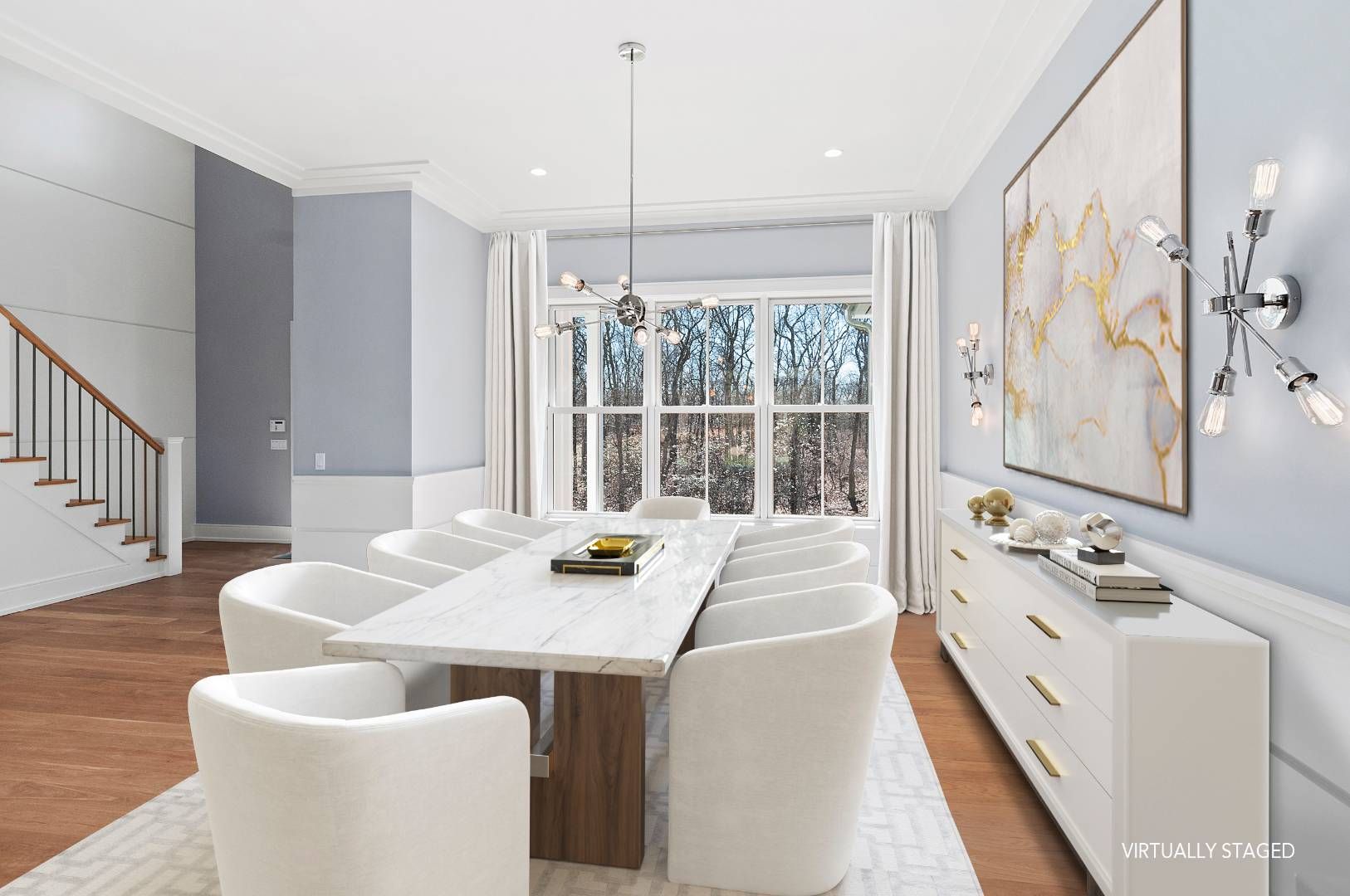  formal dining or living room staged