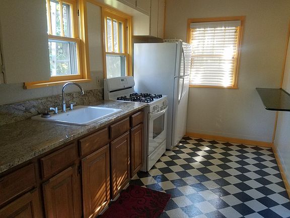 Kitchen with granite counter