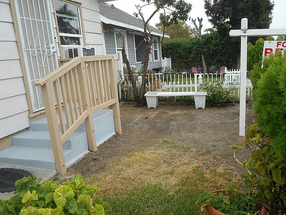 Small private yard area.