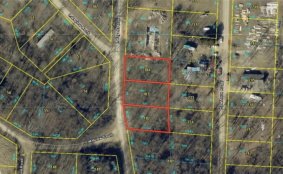 2nd image of Plat B Lafayette Dr Lot 184-185&186