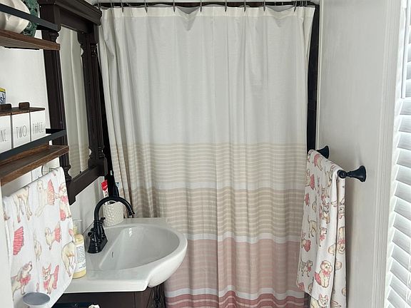 First-floor bathroom