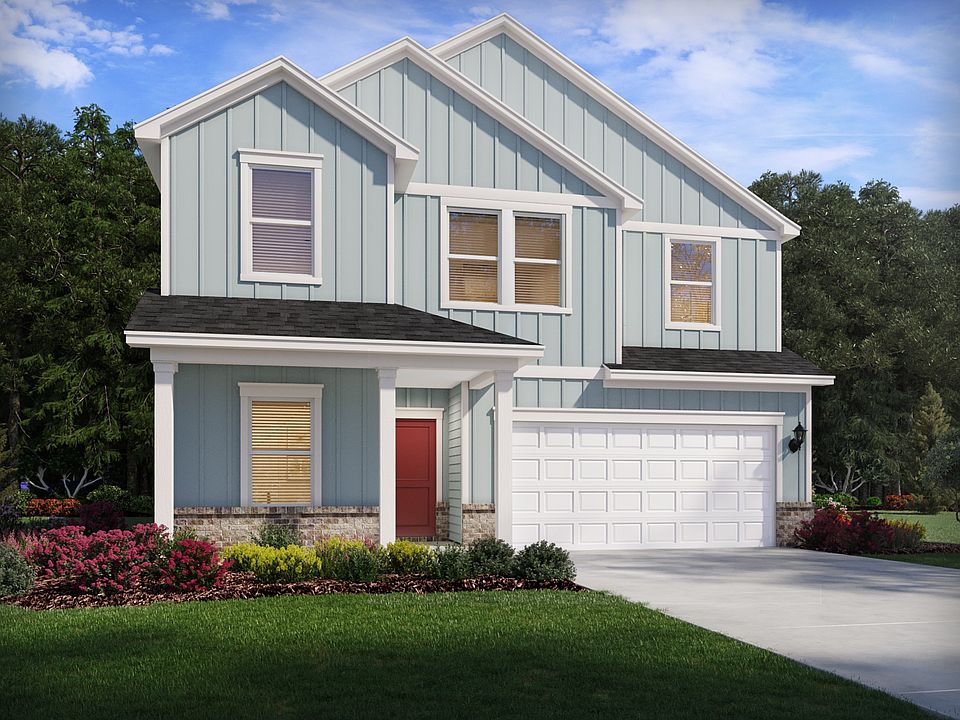 Lakeland elevation rendering at a Meritage Homes community in Clayton, NC.