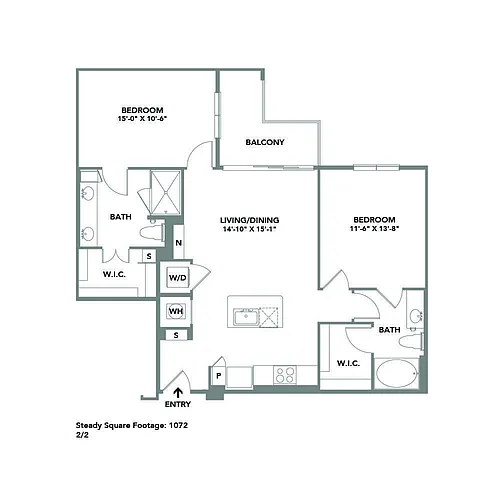 Floor plan Steady