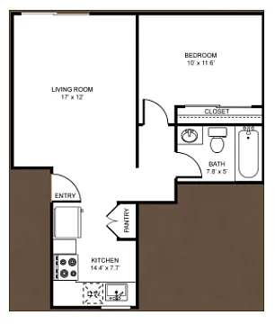 Floor plan Ptarmigan