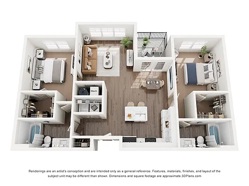 Floor plan The Davidson
