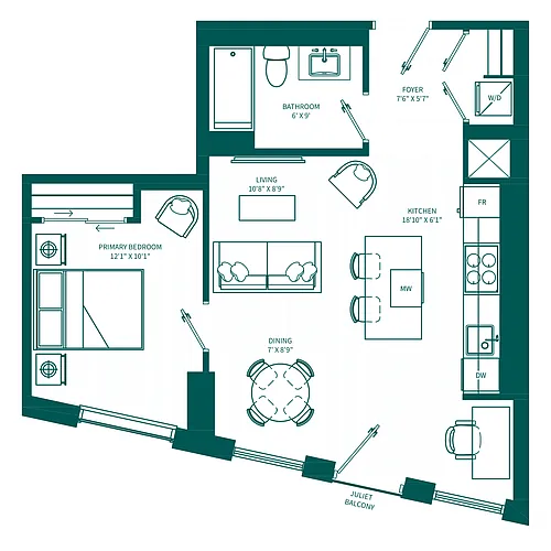 Floor plan 1508