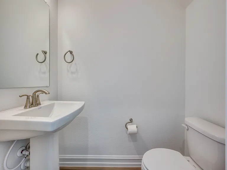 Half bath on first floor