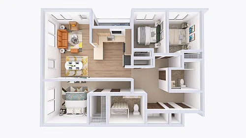 Floor plan Pollock