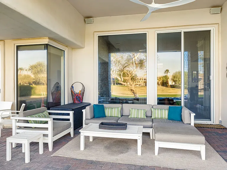 Rear seating area.