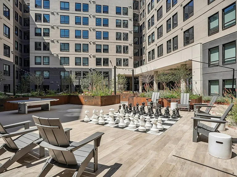 Relax and connect in the expansive courtyard.