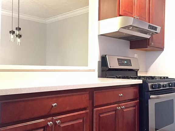 Kitchen with Stainless Steel Gas Stove