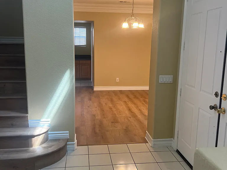 Entrance and formal Dinning room