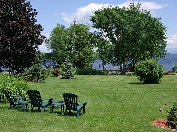 front Lawn towards Lake Champlain