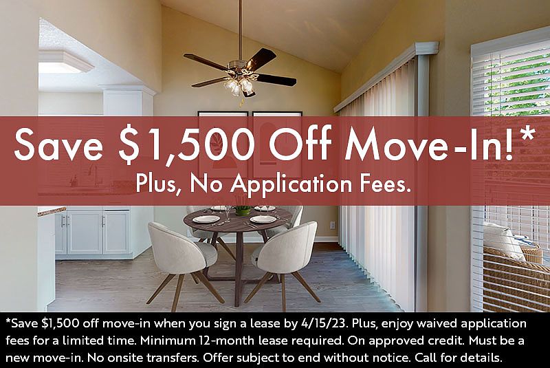 $1500 Off Move-In