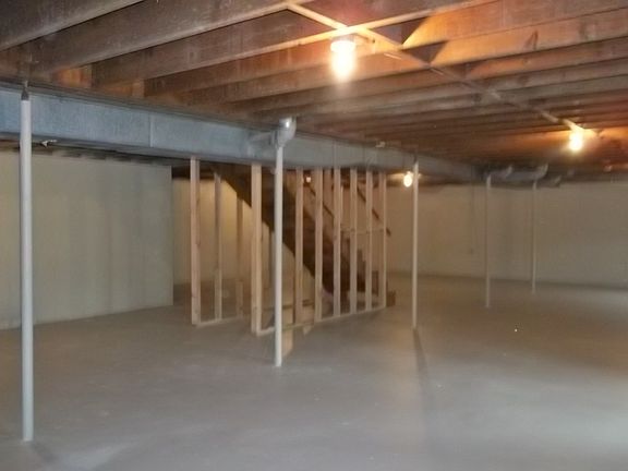 Ready-to-finish basement