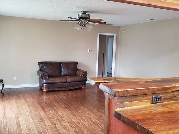Open concept floor plan