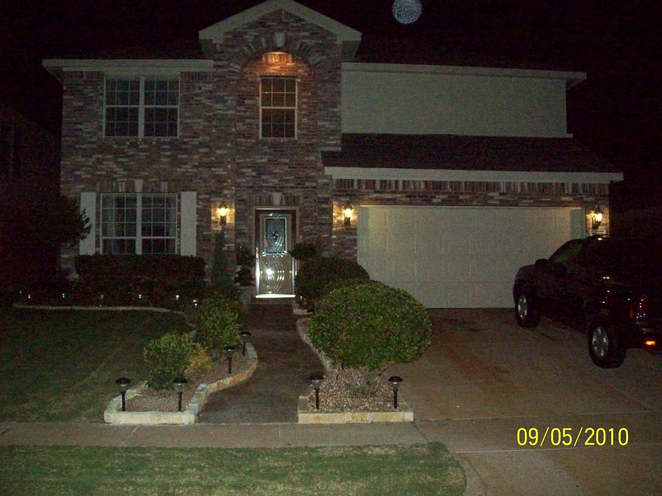 Front view at night